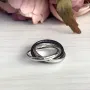 Серебряное кольцо SilverBreeze с керамикой (1541753) 18 размер