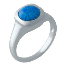 Срібна каблучка SilverBreeze з опалом 0.788ct (2028833) 17.5 розмір