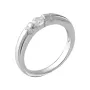 Серебряное кольцо SilverBreeze с фианитами (2049555) 16.5 размер