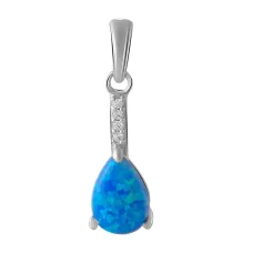 Срібна підвіска SilverBreeze з опалом 0.963ct (2050841)