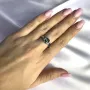 Серебряное кольцо SilverBreeze с натуральным мистик топазом 0.913ct (2058434) 17 размер