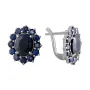 Срібна каблучка SilverBreeze з натуральним сапфіром 9.8ct (2068723)