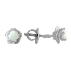 Срібна каблучка SilverBreeze з опалом 1.7ct (2072393)