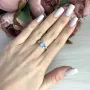 Серебряное кольцо SilverBreeze с натуральным топазом 2.025ct (2073529) 17.5 размер