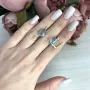 Серебряные серьги SilverBreeze с натуральным топазом 8.225ct (2074991)