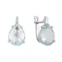 Серебряные серьги SilverBreeze с натуральным топазом 8.225ct (2074991)