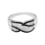 Серебряное кольцо SilverBreeze с фианитами (2078722) 16.5 размер