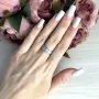 Серебряное кольцо SilverBreeze с фианитами (2079033) 18 размер