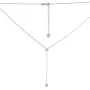 Серебряное колье SilverBreeze с фианитами (2079729) 400-450 мм