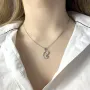Срібна підвіска з фіанітами (2080510)