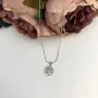 Срібна підвіска з фіанітами (2080596)