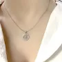Срібна підвіска з фіанітами (2080848)