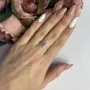 Серебряное кольцо SilverBreeze с фианитами (2081609) 17 размер