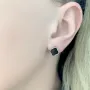 Серебряные серьги SilverBreeze с натуральным ониксом (2082422)