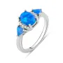 Серебряное кольцо SilverBreeze с опалом 0.58ct (2083597) 17 размер
