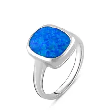 Срібна каблучка SilverBreeze з опалом 2.128ct (2083665) 17 розмір