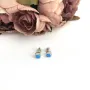 Серебряные серьги SilverBreeze с опалом 1.7ct, фианитами (2085553)