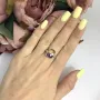 Серебряное кольцо SilverBreeze с аметрином nano 4.583ct (2088721) 17.5 размер