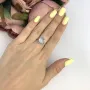 Серебряное кольцо SilverBreeze с натуральным топазом 4.438ct (2089513) 17 размер