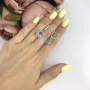 Серебряные серьги SilverBreeze с натуральным топазом 8.75ct (2089520) 5.45 г