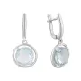 Серебряные серьги SilverBreeze с натуральным топазом 8.75ct (2089520) 5.45 г
