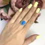 Серебряное кольцо SilverBreeze с опалом 1.84ct (2090106) 18 размер