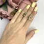 Серебряные серьги SilverBreeze с султанитом 5.85ct (2091547)