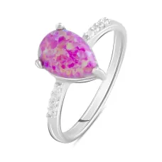 Срібна каблучка SilverBreeze з опалом 0.638ct (2092049) 17.5 розмір