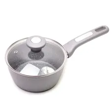 Ковш Kamille 4279 со стеклянной крышкой, антипригарное покрытие