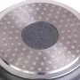 Кастрюля алюминиевая с крышкой Kamille 10л 28 х 20см литая с антипригарным покрытием 