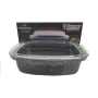 Гусятница алюминиевая 32 см с стеклянной крышкой Bohmann BH 6232 MRB