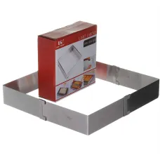Форма для випікання розсувна квадратна LIGHT CABINET 15-28 з нержавіючої сталі