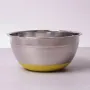 Миска Kamille d-22 x 10 см із нержавіючої сталі з силіконовим дном КМ-4348