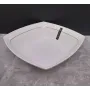 Салатник фарфоровый 20 см квадратный Interos 