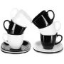 Набір чайний Luminarc Carine Black/White 220 мл 12 предметів 2371D LUM