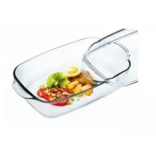 Гусятниця скляна 3.2 л прямокутна з кришкою 36,5 х 20,8 х 13,5 Simax Color 7356-7366 SIM
