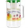 Глечик 2,5 л з ємністю для льоду прозорий/зелений Simax 2544/L SIM