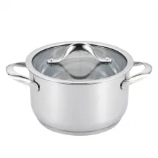 Кастрюля из нержавеющей стали d-18 см 2,3 л Lessner 55877-18