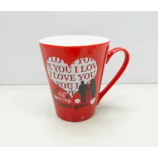 Кухоль керамічний 340 мл Love You червоний SNT/1 Кухоль керамічний 340 мл Love You червоний SNT/1