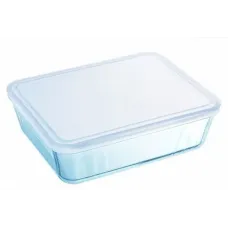 Форма 4 л прямокутна з кришкою для випікання 27 х 23 см Pyrex Classic 244P000