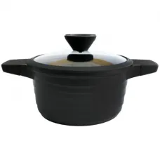 Кастрюля с крышкой 2,7 л Black Pro New Lessner 55872-20