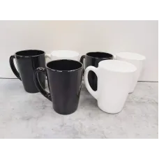 Набір кухлів 320 мл New morning Black White 6 шт Luminarc P8858/Q0156