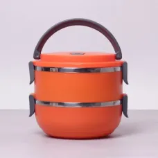 Ланч бокс для їжі 2 рівні по 500 мл Empire 1515 Orange