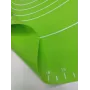 Силиконовый коврик A-PLUS для выпечки и раскатки теста 50*40 см салатовый