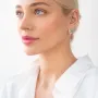 Серебряные серьги Сияние 122929 Оникс