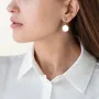 Серьги Давина в красном золоте (фианиты) с07557 Оникс