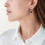 Серьги Клевер в красном золоте (оникс) с07553 Оникс