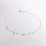 Серебряное колье Клевер 181154 Оникс 45