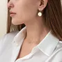 Серьги Давина в желтом золоте (фианиты) с07558 Оникс
