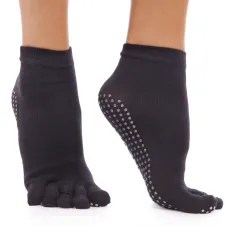 Носки для йоги с закрытыми пальцами SP-Planeta FI-4945 36-41 Черный